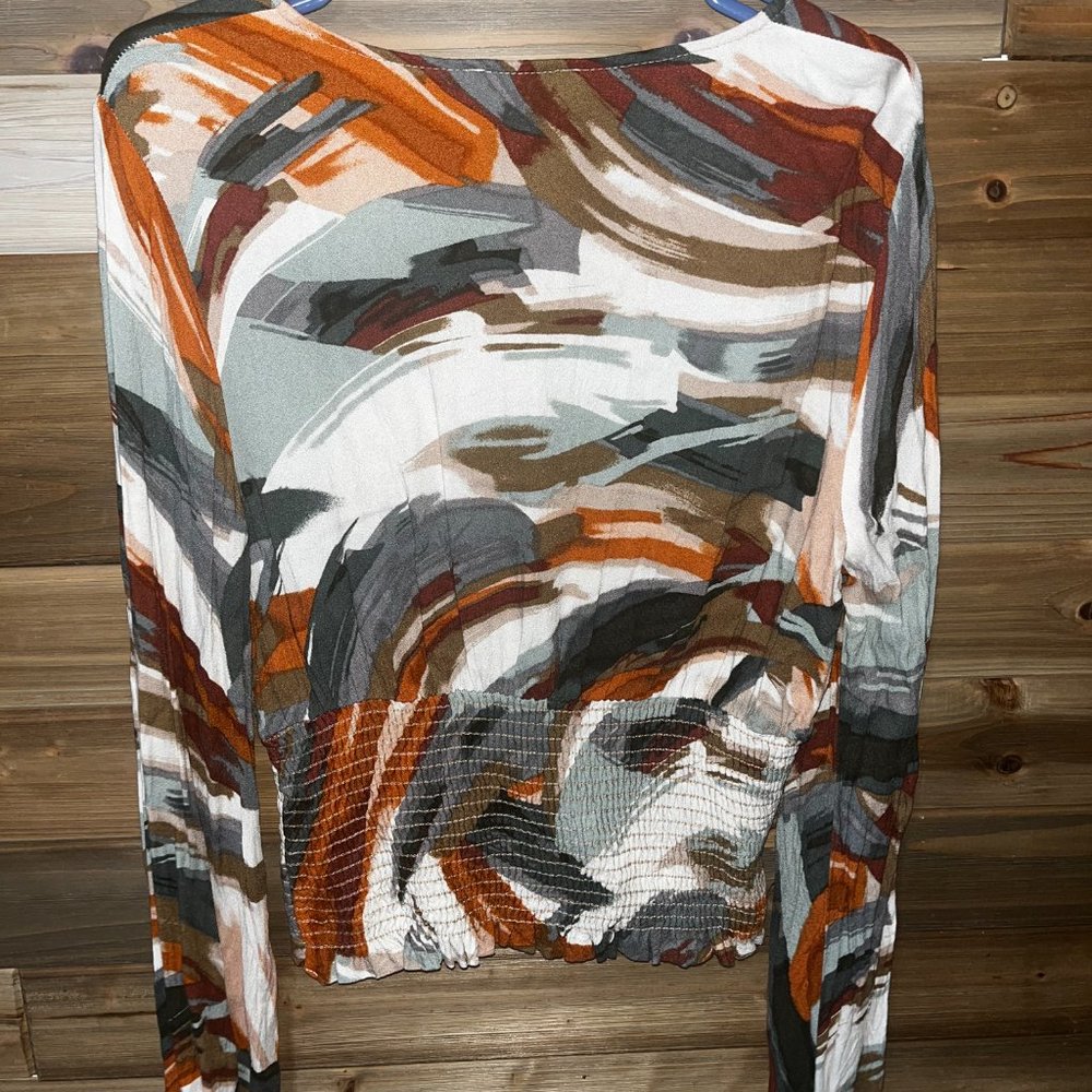 Bohme Abstract Pattern Crop Top - Picture 3 of 3